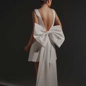 Olivia Bottega ivory satin Bow Dress!!!